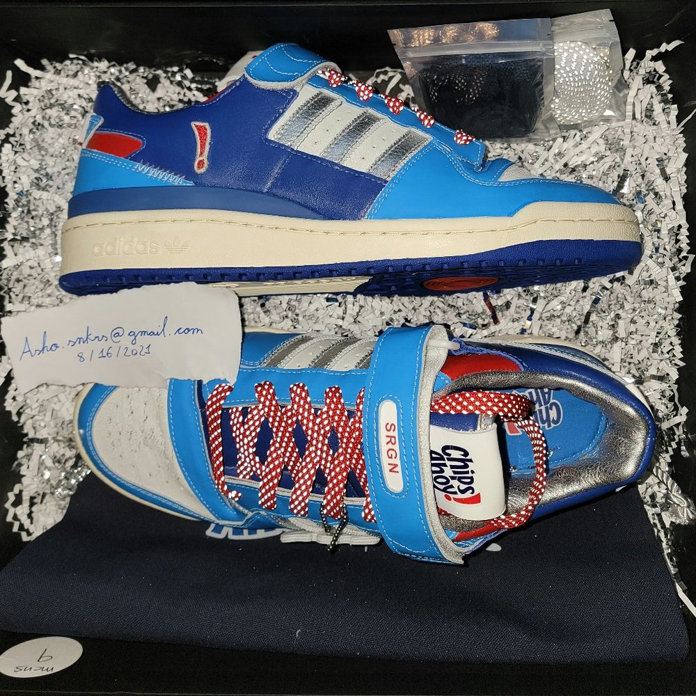Shoe Surgeon Chips Ahoy adidas shoes Men Size 9.5